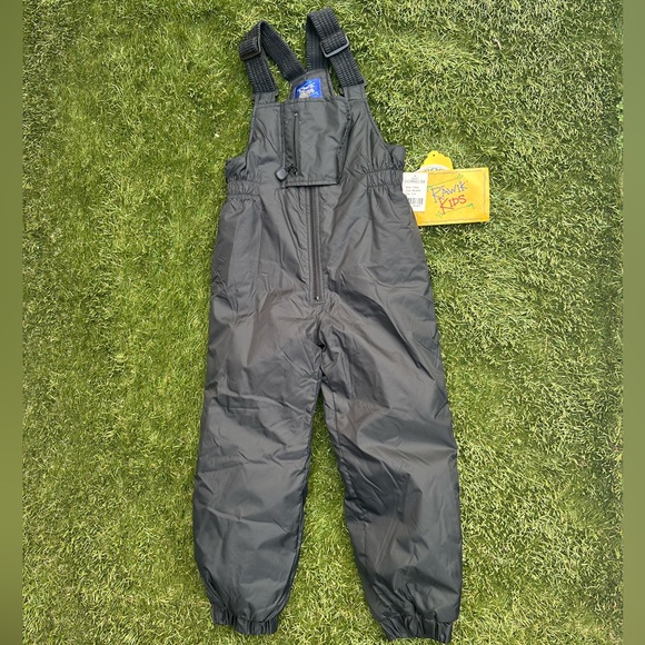 Unisex Youth Snow Bibs Waterproof Warm Insulated Winter Play Overall Pants Sz 6 - Picture 1 of 8